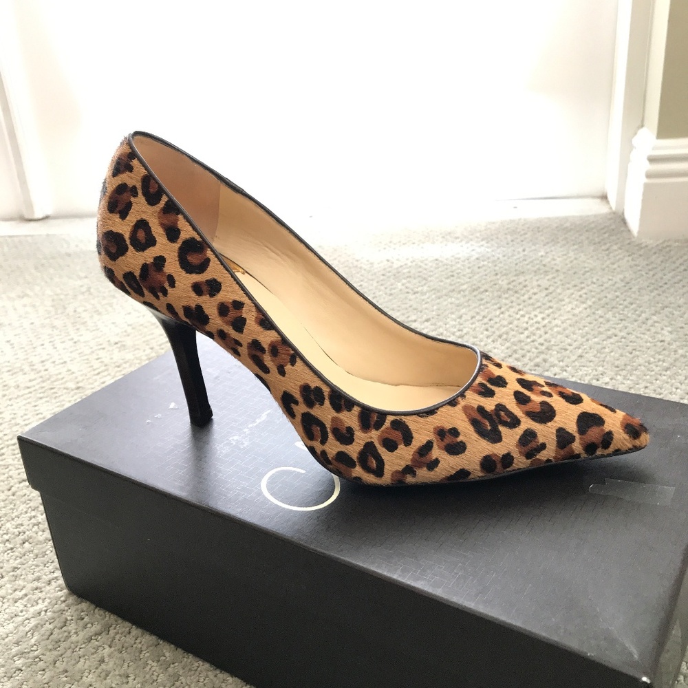 Cole Haan Fiona High Air Pump Leopard Pony - Picture 2 of 10